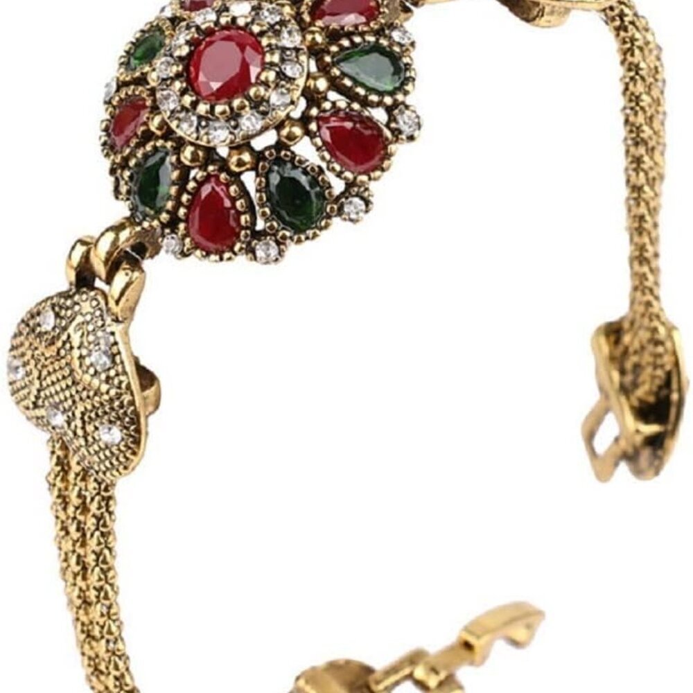 Turkey Jewelry Bohemian Gold Color Bangle Bracelets for Women